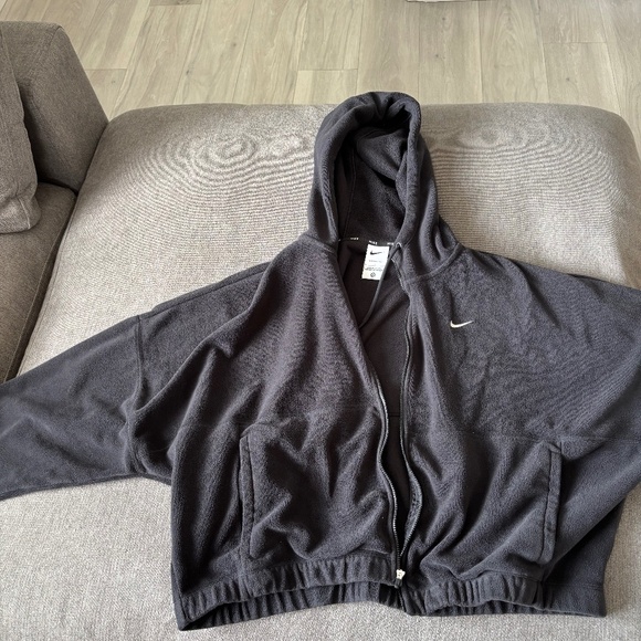 Nike Oversized Crop Hoodie - Picture 1 of 1